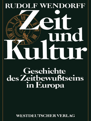 cover image of Zeit und Kultur